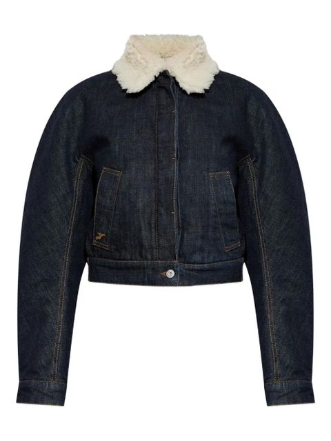 Jacquemus Ovalo de Nîmes denim bomber jacket - Blue - zdjęcie produktu nr 1
