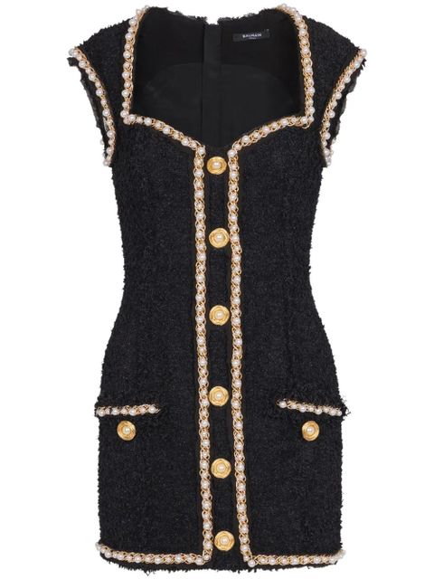 Balmain pearl embellishment dress - Black - zdjęcie produktu nr 1