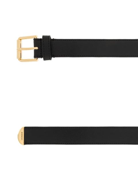 Givenchy gold-buckle leather belt - Black - zdjęcie produktu nr 2