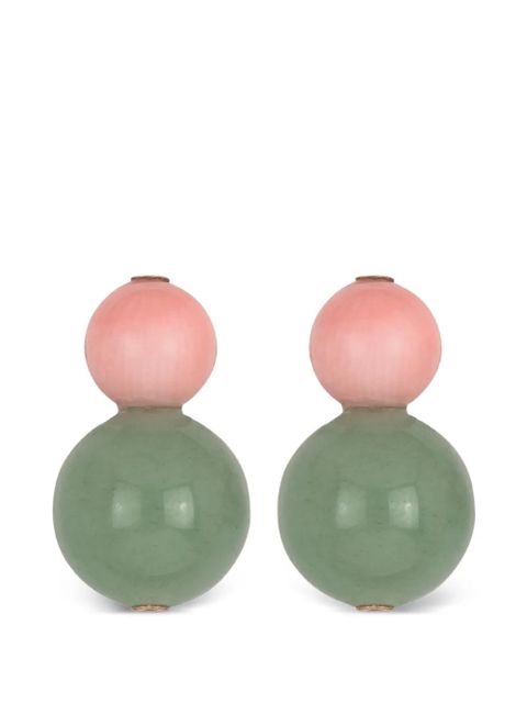 Jennifer Behr Cara beaded earrings - Green - zdjęcie produktu nr 1