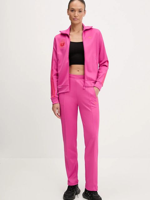 adidas Originals bluza GRFX BB TT damska kolor różowy wzorzysta JW6056