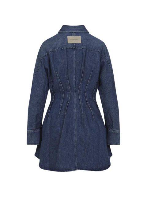 Givenchy buttoned collared denim mini dress - Blue - zdjęcie produktu nr 2