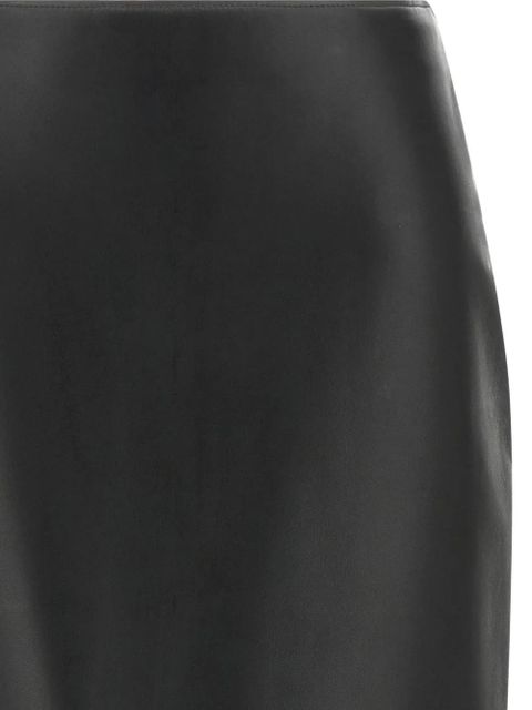 FENDI peplum-detail midi skirt - Black