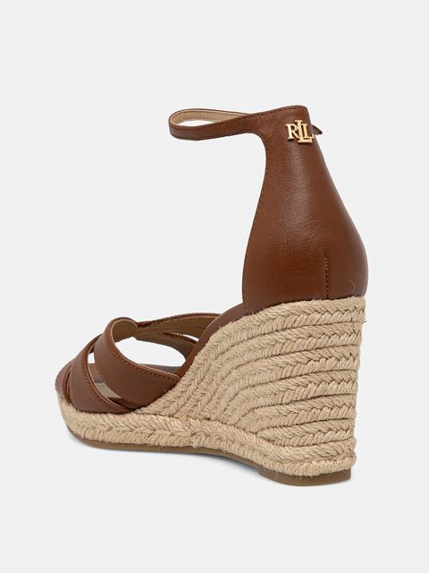 Lauren Ralph Lauren espadryle skórzane Nellie