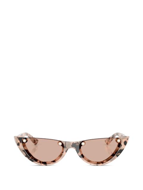 Jimmy Choo pink havana sunglasses - Neutrals - zdjęcie produktu nr 1