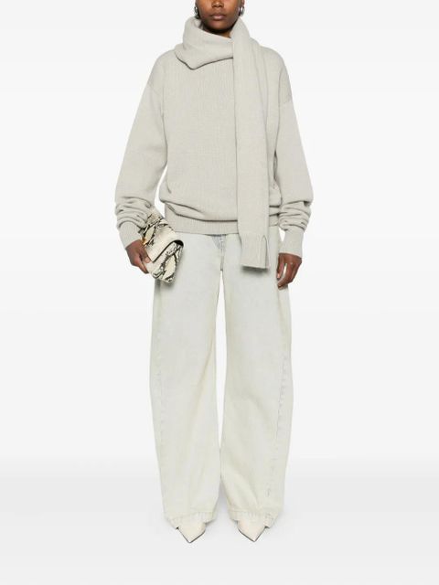 CALVIN KLEIN COLLECTION Mia knitted top - Neutrals