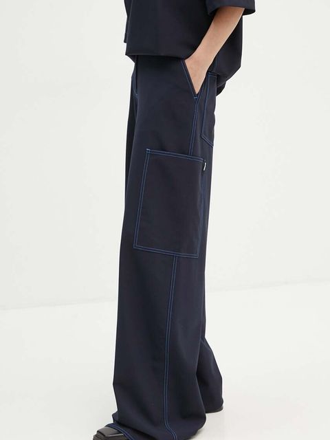 Sunnei spodnie z domieszką wełny