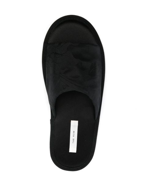 The Row Frances slides - Black