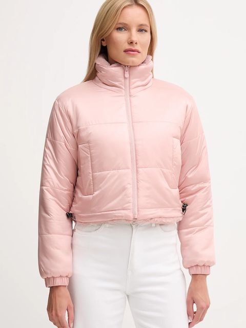 Save The Duck kurtka dwustronna YUKI kolor różowy zimowa D32492W.FURY21