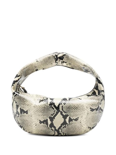 KHAITE Medium Olivia snake-print tote bag - Black - zdjęcie produktu nr 1