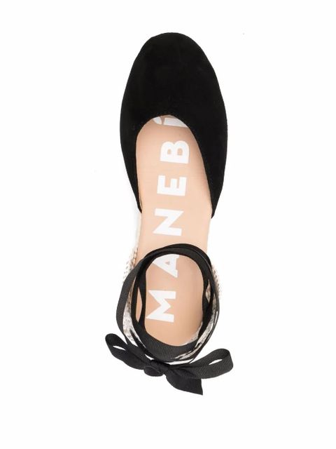 Manebi 75mm espadrilles - Black