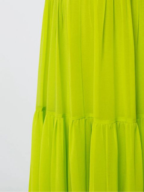 Valentino Garavani tiered maxi-skirt - Green