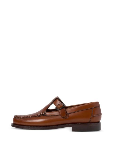 Hereu ALBER T-bar buckled loafers - Brown - zdjęcie produktu nr 1