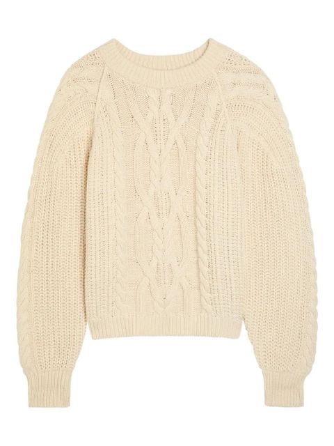 Free People Frankie cable sweater - Neutrals - zdjęcie produktu nr 1