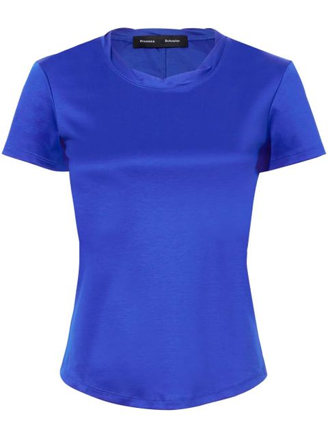 Proenza Schouler Maren organic cotton T-shirt - Blue - zdjęcie produktu nr 1
