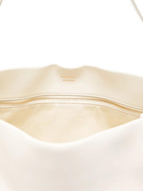 Ferragamo buckle leather satchel - Neutrals