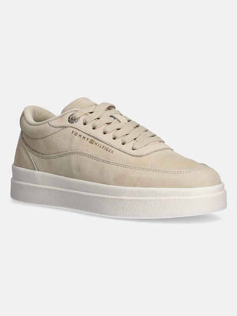 Tommy Hilfiger sneakersy nubukowe MODERN COURT SNEAKER NUBUCK - zdjęcie produktu nr 1