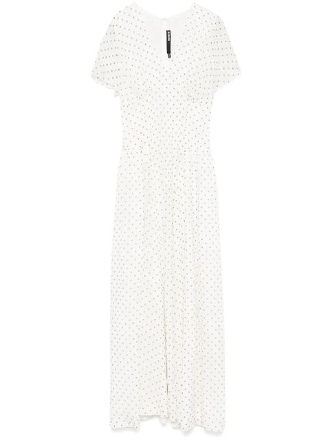 ROTATE BIRGER CHRISTENSEN V-neck maxi dress - White - zdjęcie produktu nr 1