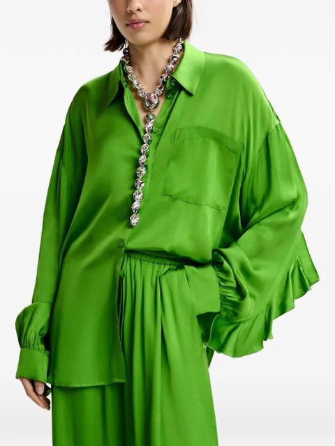 Essentiel Antwerp chest-pocket shirt - Green
