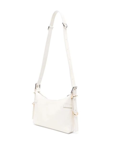 Givenchy logo-print leather crossbody bag - Neutrals