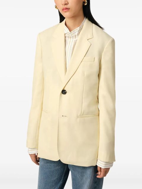 AMI Paris semi-lined blazer - Neutrals