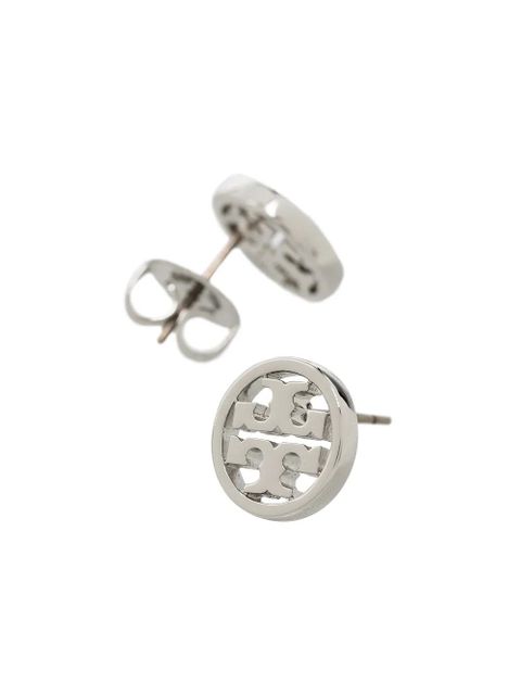 Tory Burch Miller Double-T stud earrings - Metallic