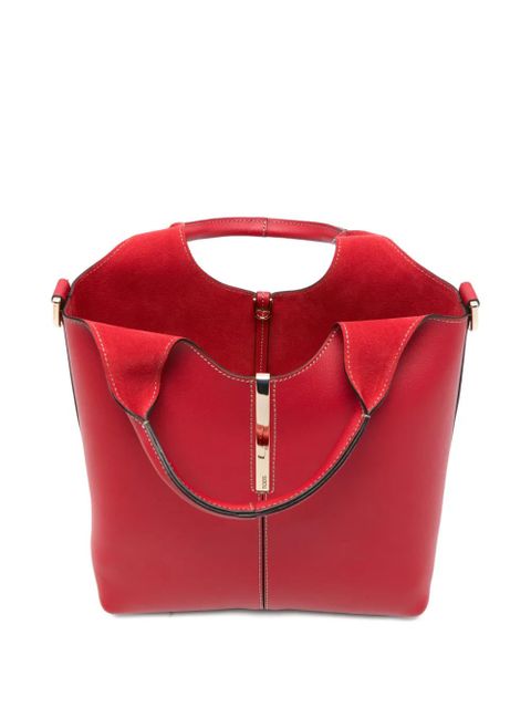 Tod's mini handle detail tote bag - Red