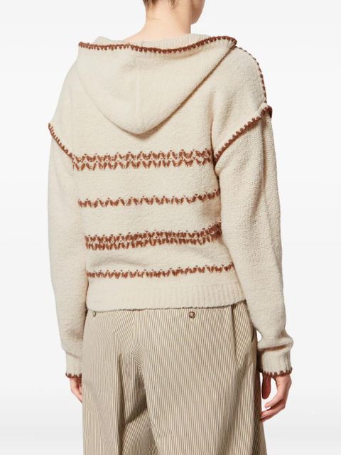 MARANT ÉTOILE Romera hooded pullover - Neutrals