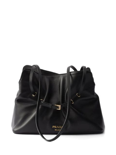 Prada small Dada leather tote bag - Black - zdjęcie produktu nr 1