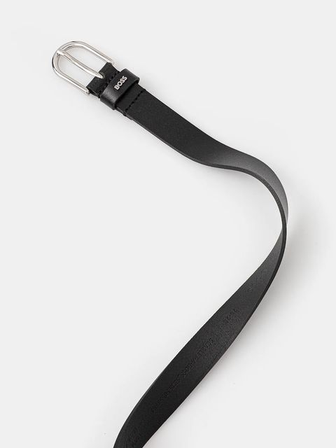 BOSS pasek skórzany damski kolor czarny 50553383 - zdjęcie produktu nr 2