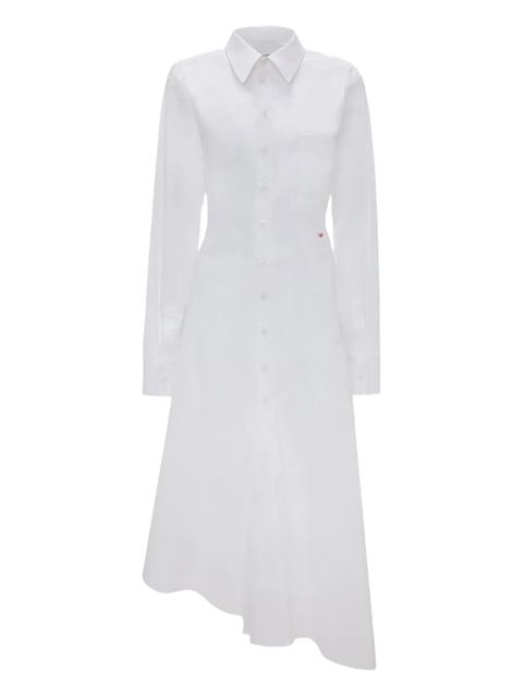 Victoria Beckham panelled asymmetrical shirt dress - White - zdjęcie produktu nr 1