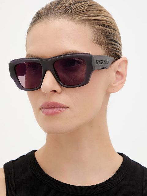 Jimmy Choo okulary przeciwsłoneczne damskie kolor fioletowy 0JC6003U - zdjęcie produktu nr 1
