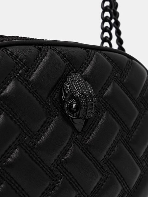 Kurt Geiger London torebka skórzana KENSINGTON kolor czarny 5011300109