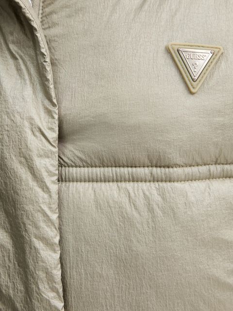 Guess bezrękawnik ERNESTINE kolor zielony zimowy W5YL11 WHDO2