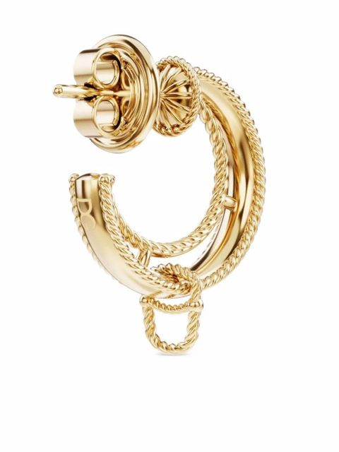 Dolce & Gabbana 18kt yellow gold Alphabet hoop earring - zdjęcie produktu nr 2