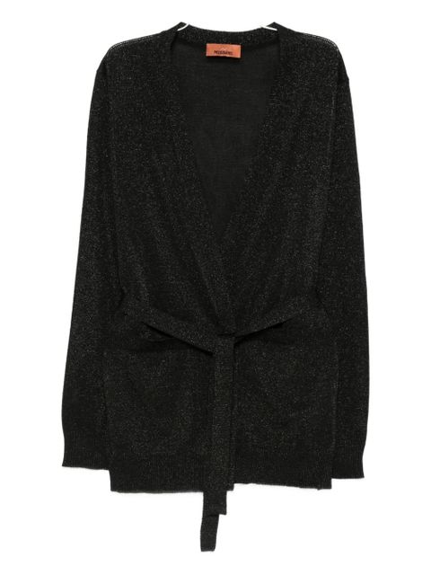 Missoni belted cardigan - Black