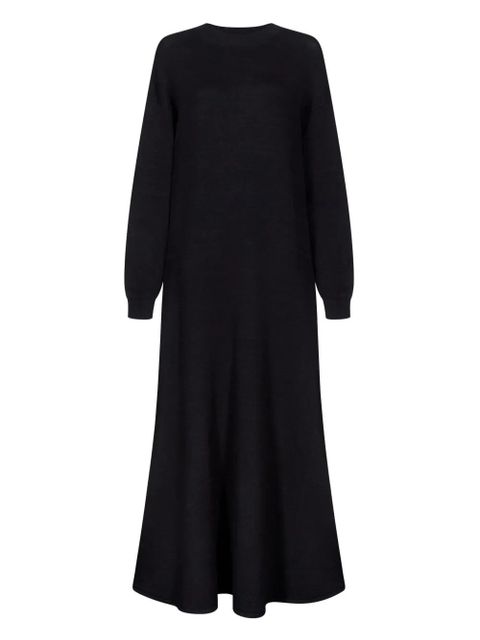 LouLou de Saison Lucy long-sleeve maxi dress - Black - zdjęcie produktu nr 1