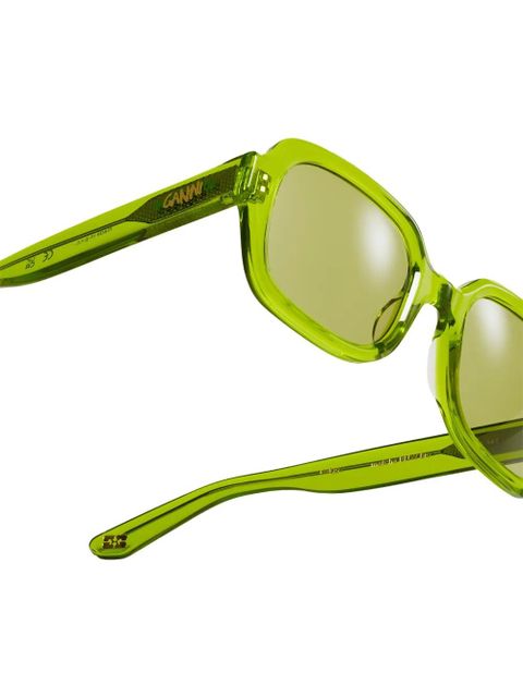 GANNI x Ace & Tate Twiggy sunglasses - Green