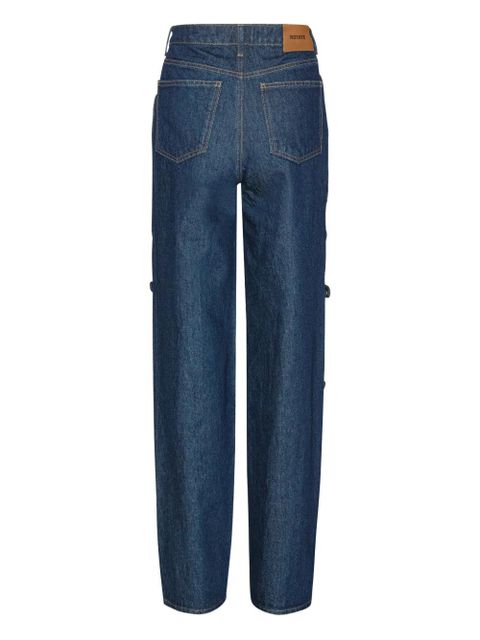ROTATE BIRGER CHRISTENSEN buttoned wide leg jeans - Blue