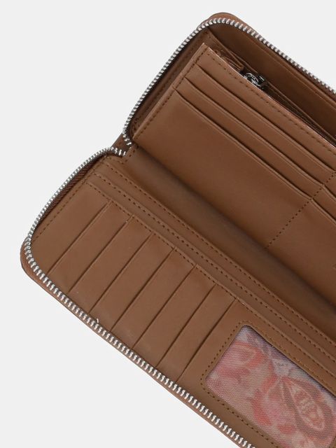 Desigual portfel YANKEE FIONACAMEL damski kolor brązowy 25WAYP34