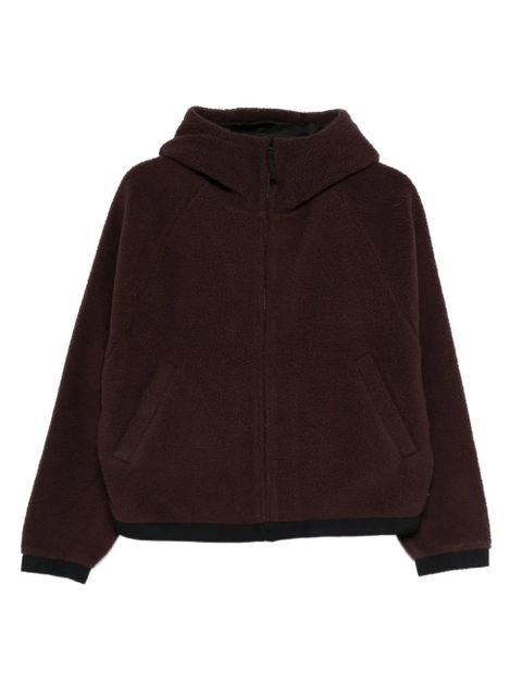 Carhartt WIP Helix hooded fleece jacket - Brown - zdjęcie produktu nr 1