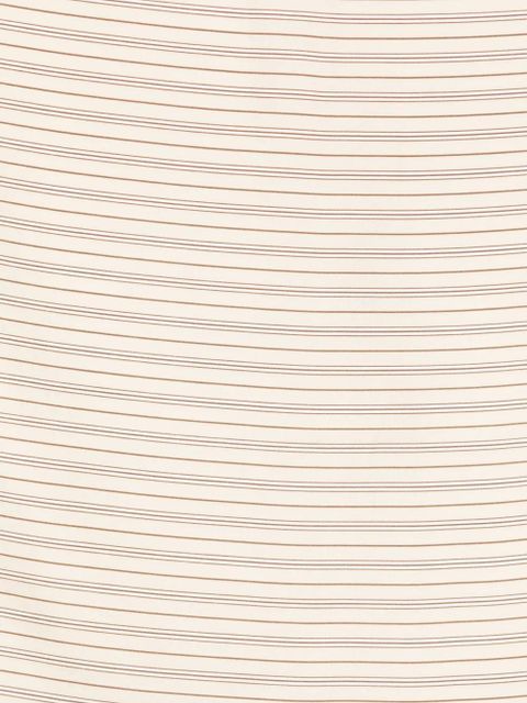 TOTEME striped silk scarf - Neutrals