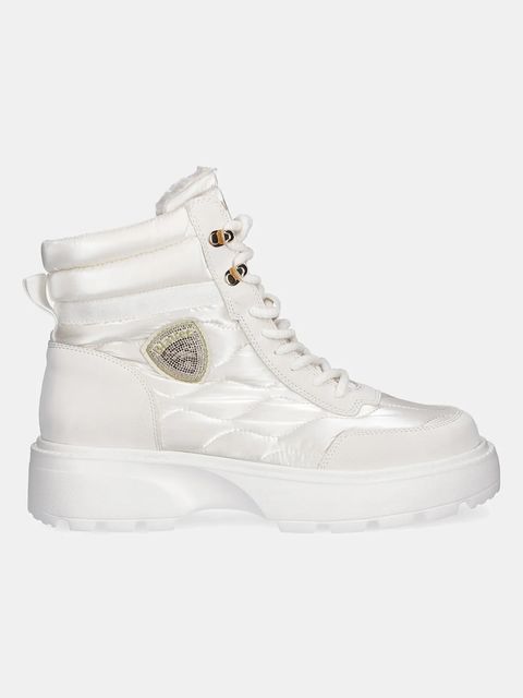 Blauer workery BLANCA damskie kolor biały na platformie lekko ocieplone F5BLANCA03/NYP