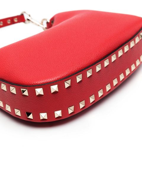 Valentino Garavani small Rockstud leather shoulder bag - Red