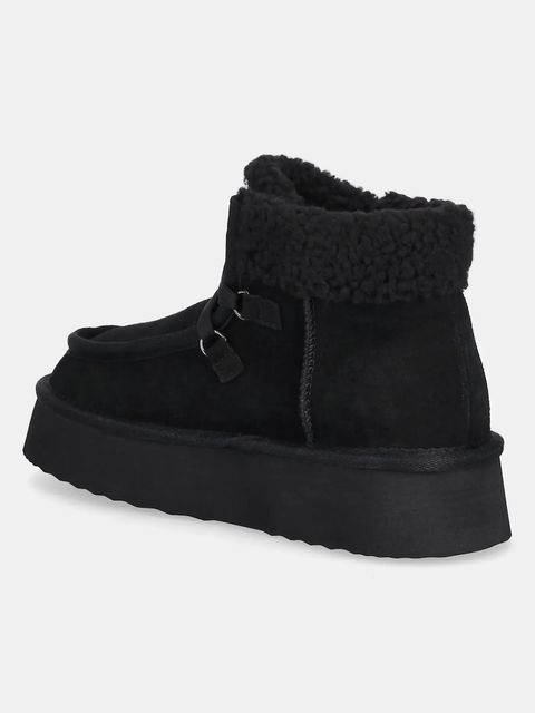 Answear.LAB śniegowce zamszowe kolor czarny