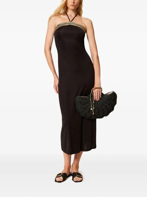 TWINSET sequin embroidery dress - Black - zdjęcie produktu nr 2