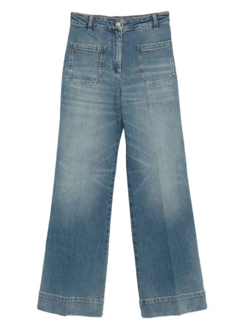 Victoria Beckham pocket-detail jeans - Blue - zdjęcie produktu nr 1