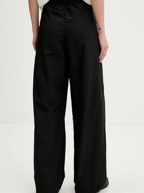 Hugo Blue spodnie dresowe damskie kolor czarny gładkie 50546796