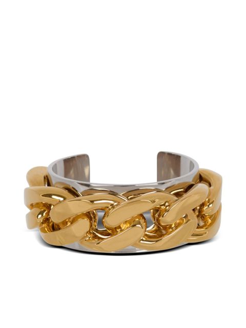 Balmain chain-embellished cuff bracelet - Silver - zdjęcie produktu nr 1