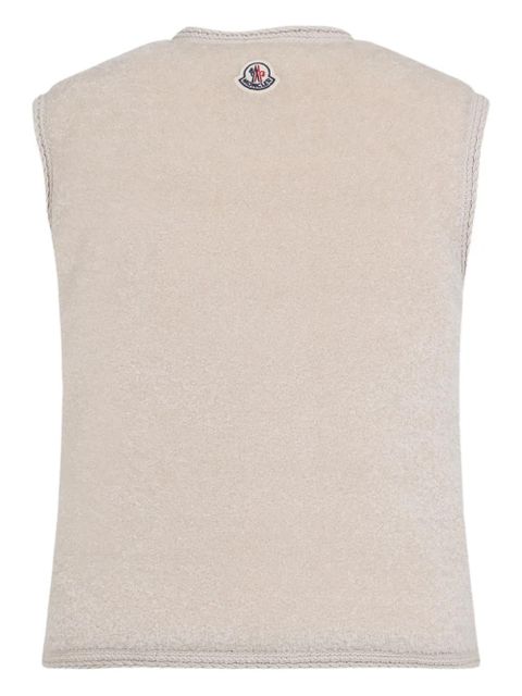Moncler front-pocket zip-up gilet - Neutrals - zdjęcie produktu nr 2